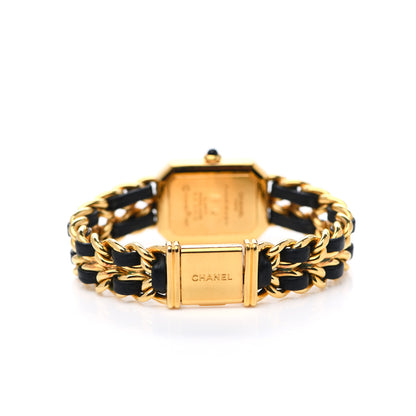 Chanel Stainless Steel Lambskin 20mm Chain Premiere Quartz Watch Gold M 3 of 4