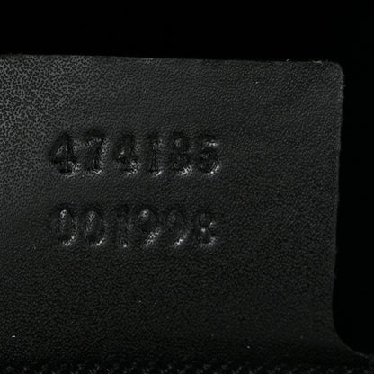 Gucci GG Supreme Monogram Appia Calfskin Web Briefcase Black 7 of 10