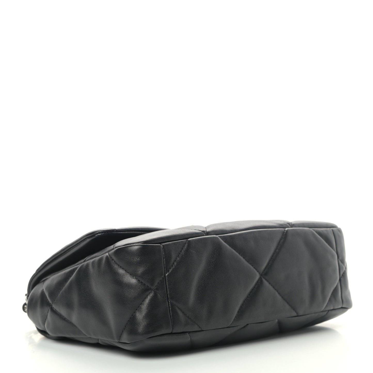 Lambskin Quilted Medium Chanel 19 Flap Black