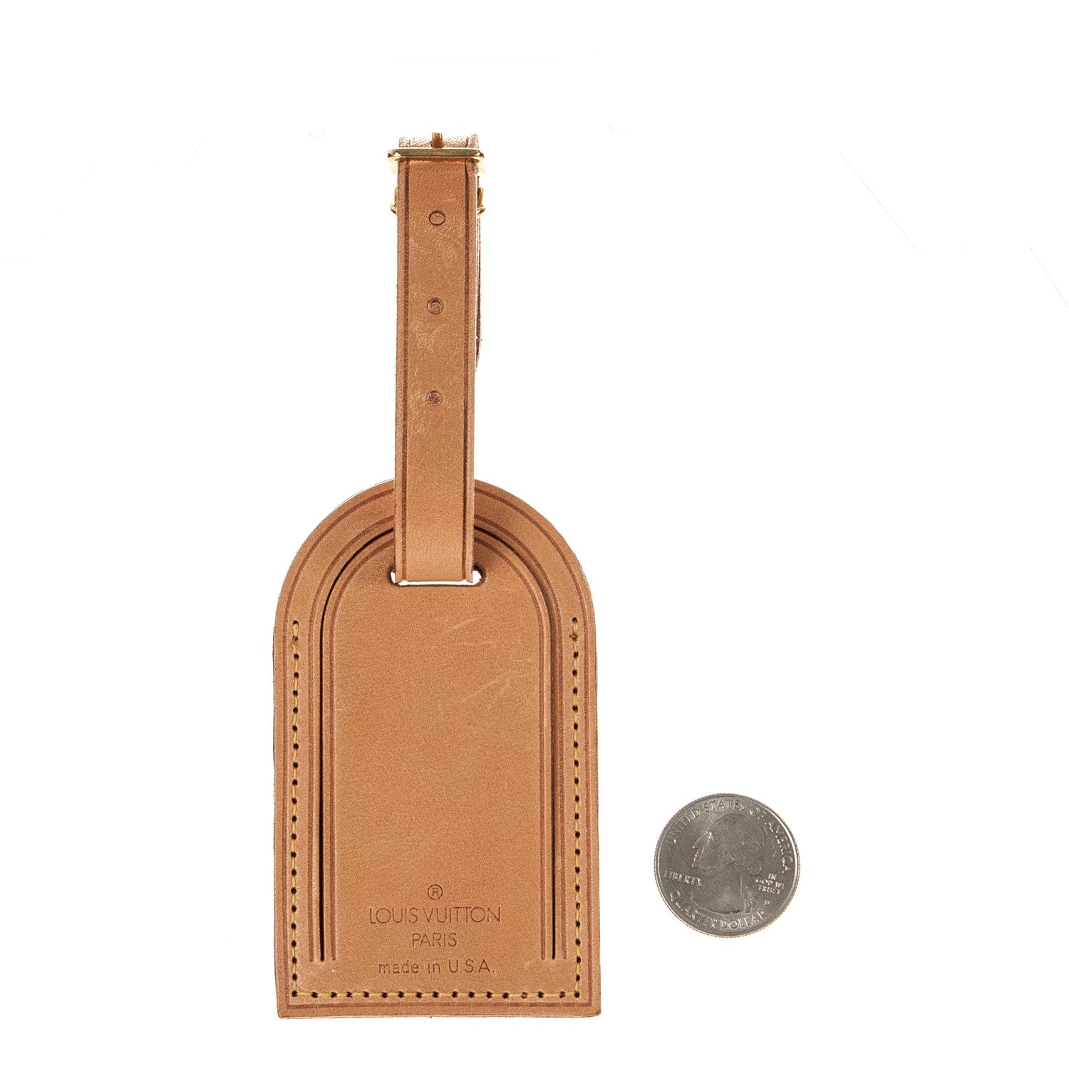 Louis Vuitton Vachetta Luggage Tag 2 of 4