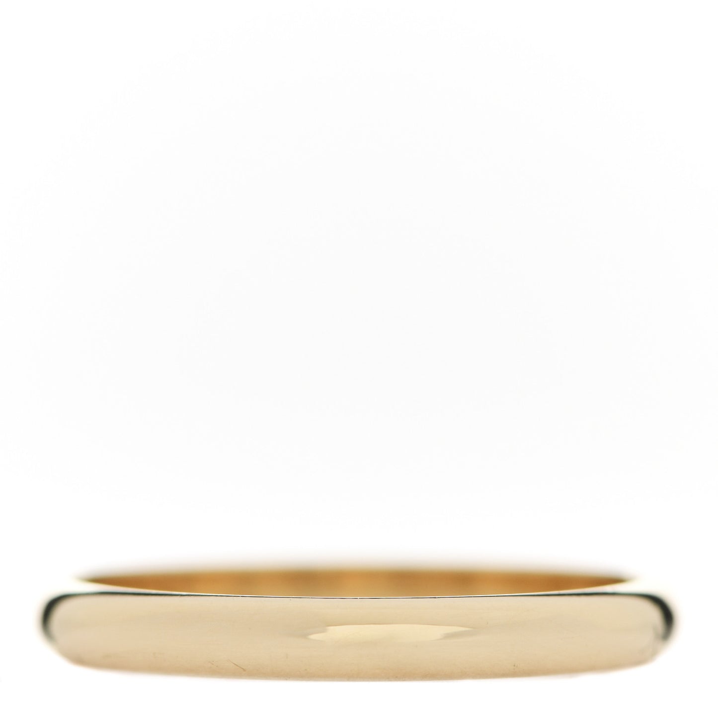 18K Yellow Gold 2.5mm 1895 Wedding Band Ring 55 7.25