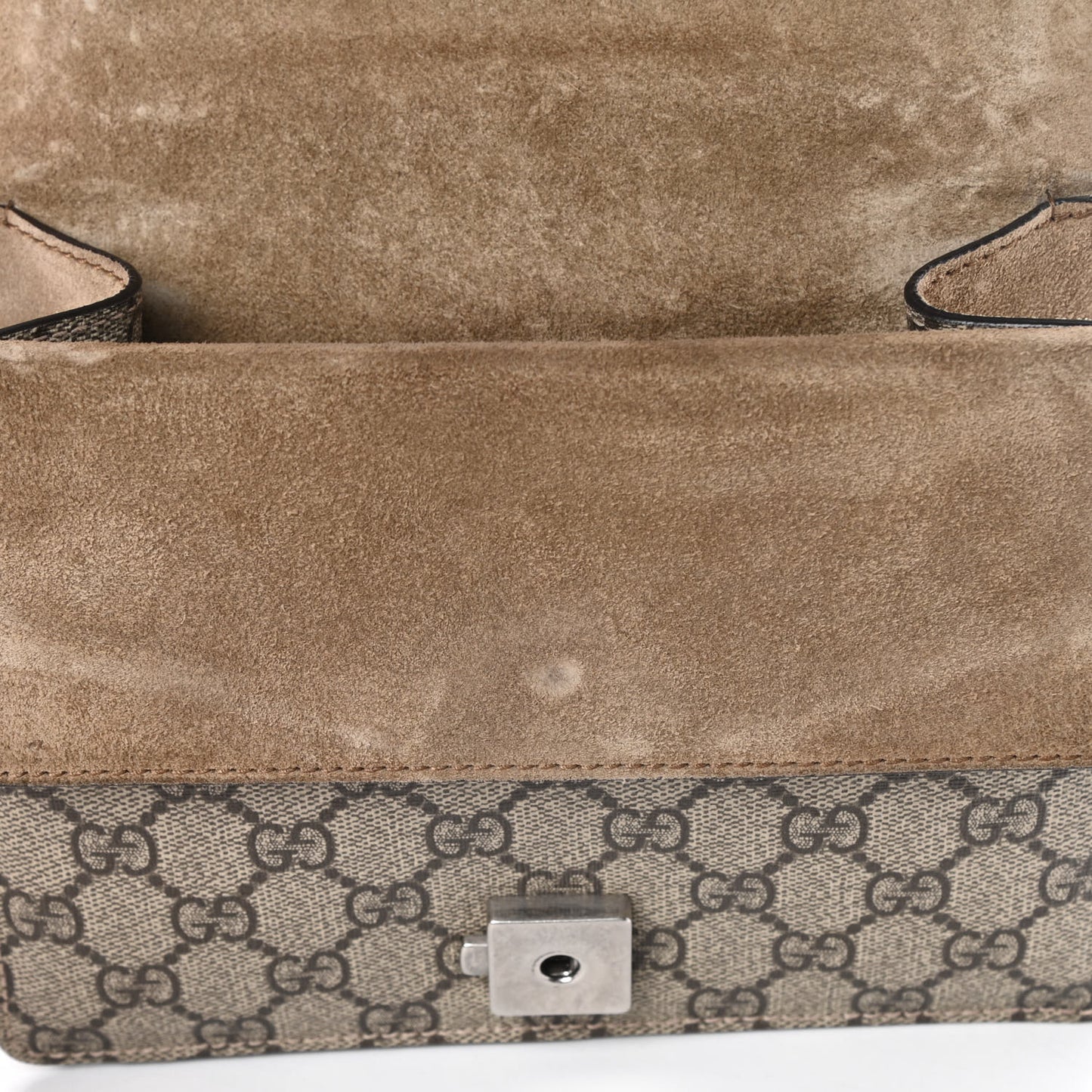 GG Supreme Monogram Mini Dionysus Shoulder Bag Taupe