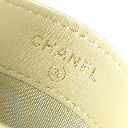 Chanel Caviar Quilted French New Wave Card Holder Light Green 6 of 9