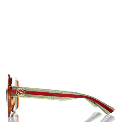Gucci Oversize Square Web GG 0036S Havana 3 of 8