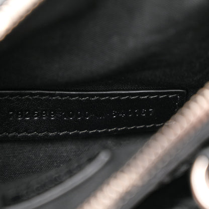 Balenciaga Agneau Arena Crystal Neo Nano Cagole Handbag Black 8 of 13