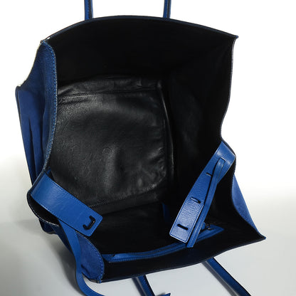 Celine Suede Medium Phantom Luggage Royal Blue 5 of 7