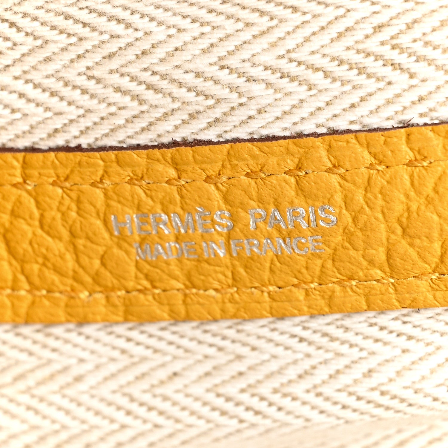 Hermes Vache Country Garden Party 30 TPM Jaune Ambre 6 of 16