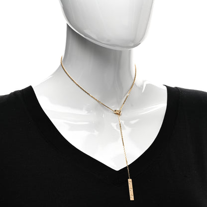 Cartier 18K Yellow Gold LOVE Lariat Necklace 2 of 5