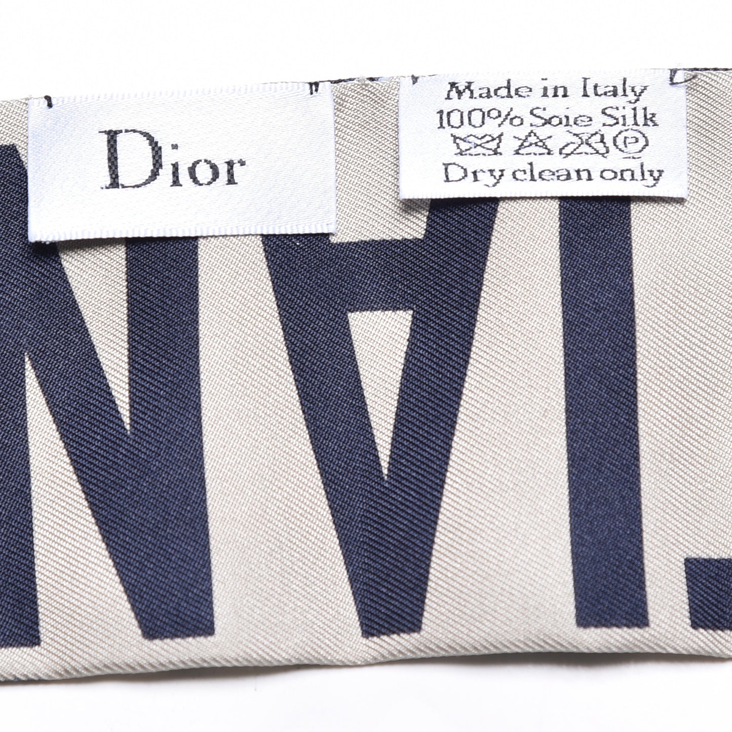 Silk Oblique Mitzah Scarf Blue