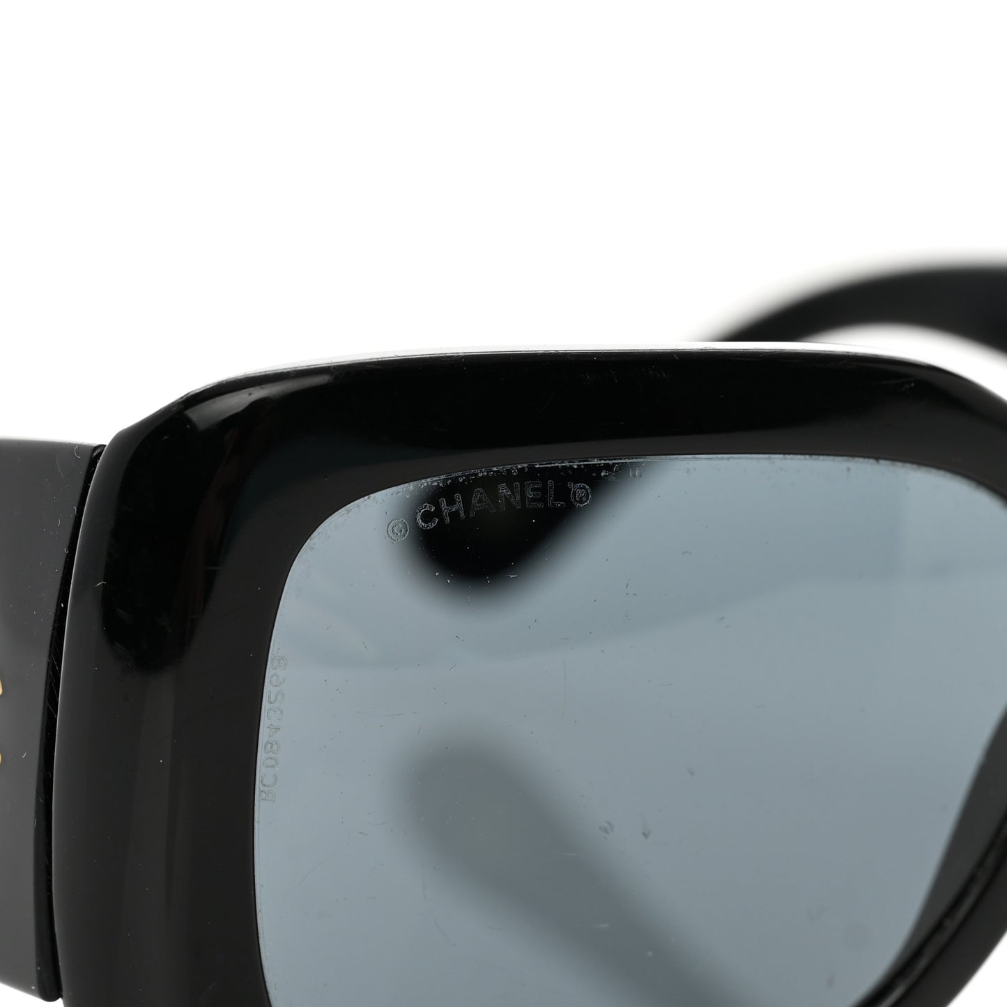 Acetate Quilted Sunglasses 5019 Black