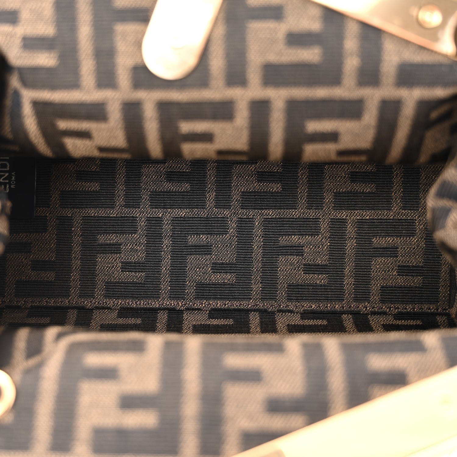 Fendi Raffia Nappa Macrame Small Fendi First Natural Sahara 5 of 10