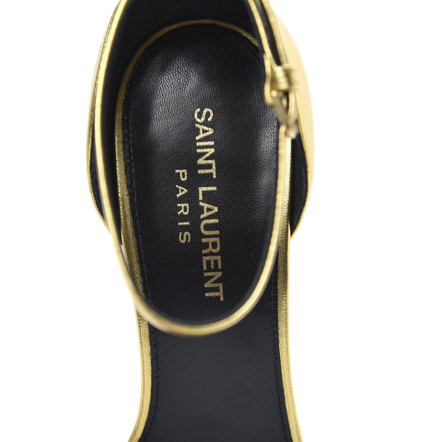 Calfskin Opyum 85 Sandals 36 Oro