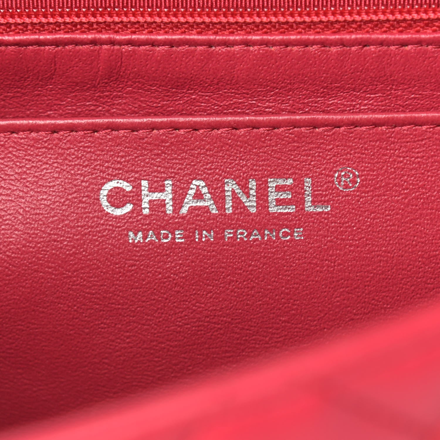 Chanel Lambskin Quilted Jumbo Single Flap Dark Pink 6 of 12
