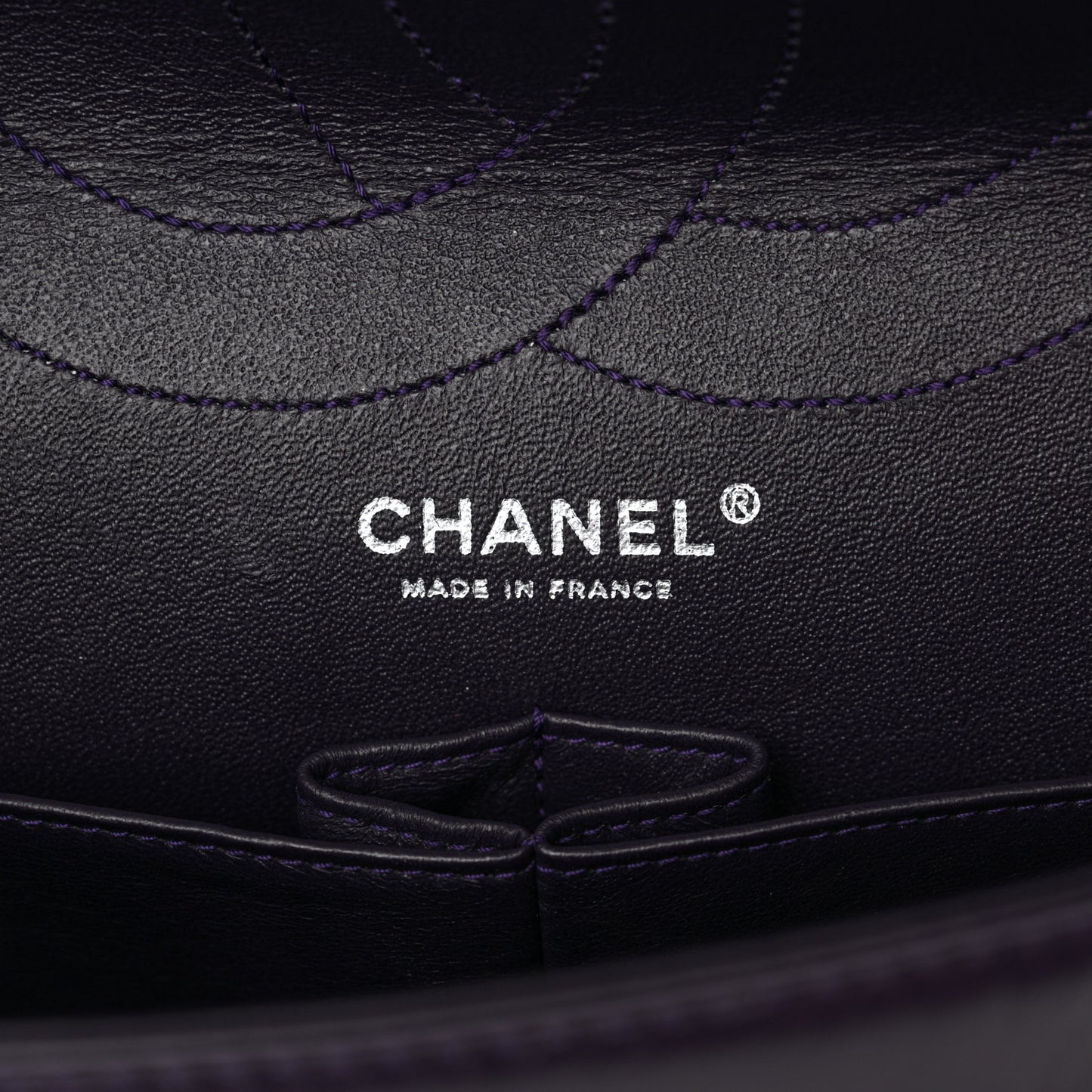 Aged Calfskin Quilted 2.55 Reissue 227 Flap Plum