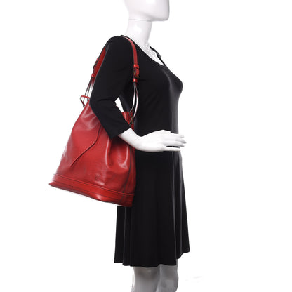 Louis Vuitton Epi Noe Castillan Red 2 of 14