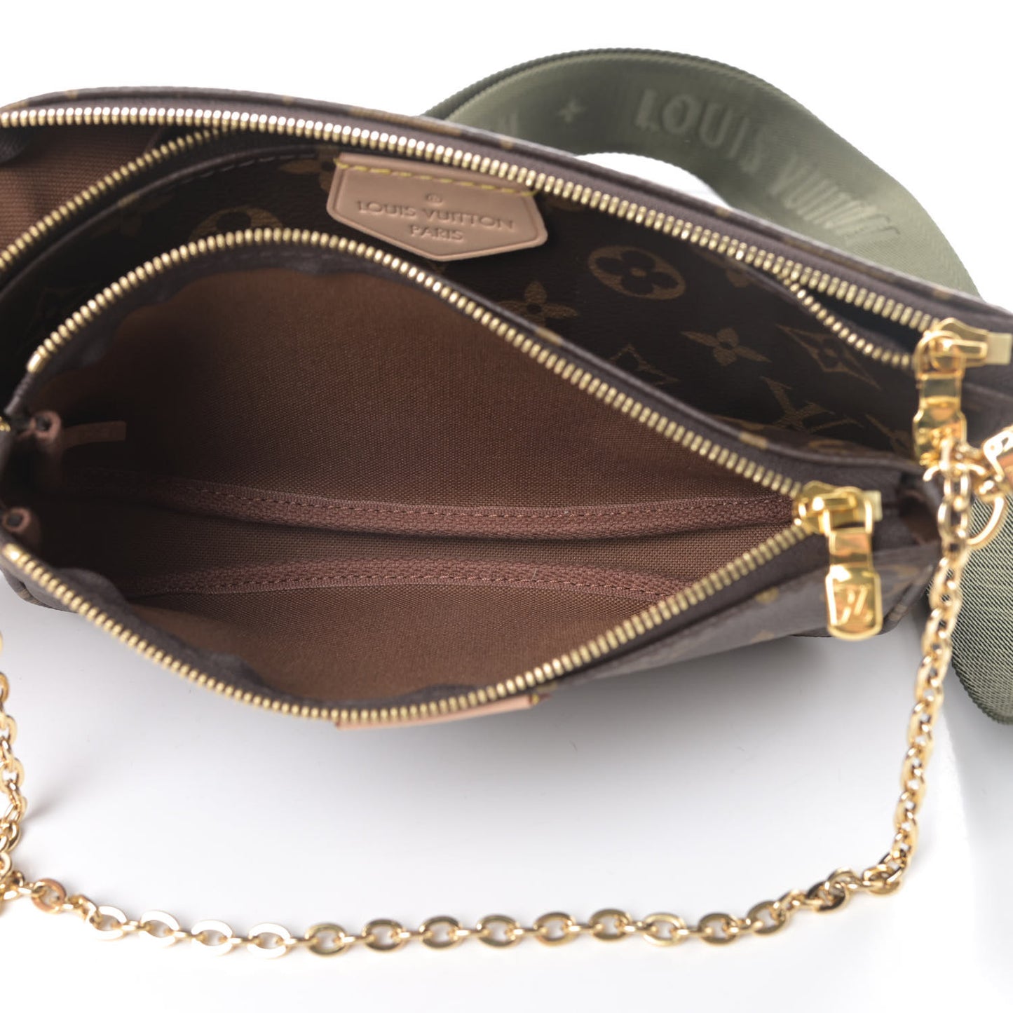 Monogram Multi Pochette Accessories Kaki