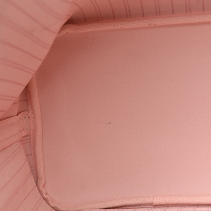 Louis Vuitton Damier Ebene Neo Neverfull MM Rose Ballerine 14 of 17