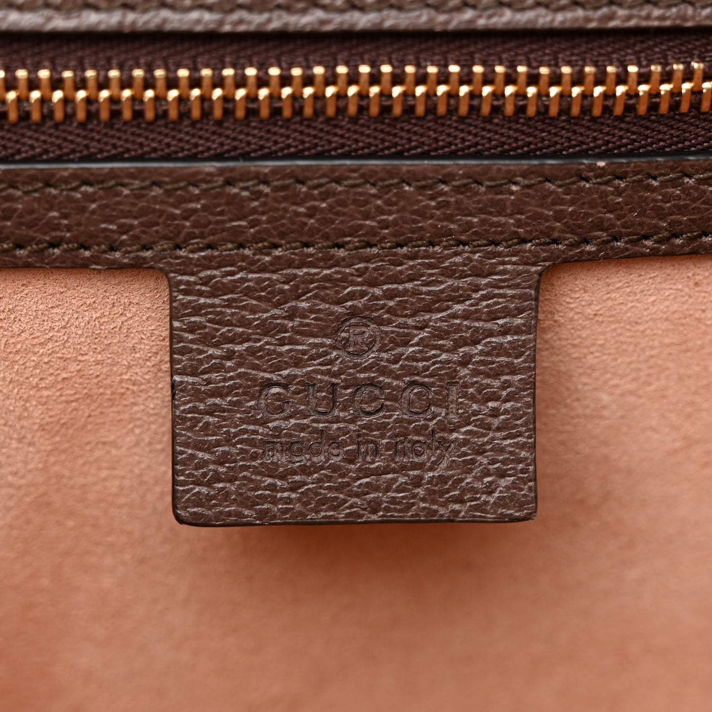 GG Supreme Monogram Web Small Ophidia Flap Messenger Bag Brown