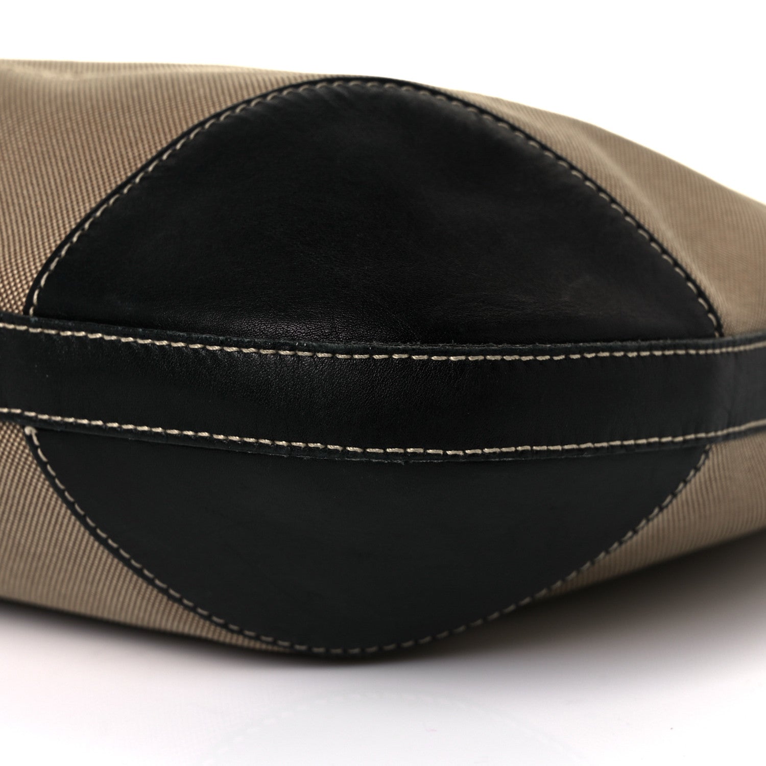 Prada Jacquard Logo Hobo Corda Bruciato 8 of 10