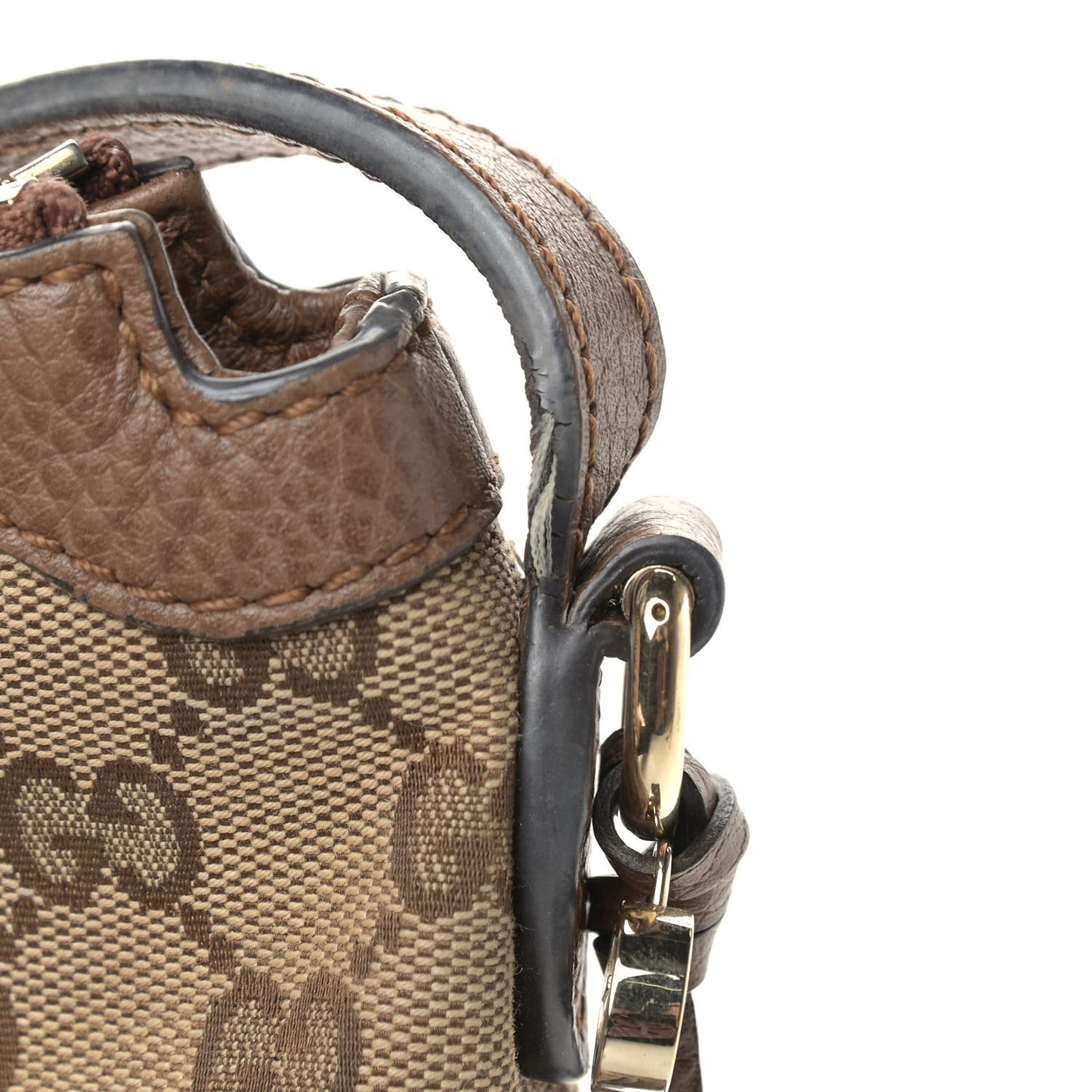 Soft GG Monogram Large Margaux Hobo Brown
