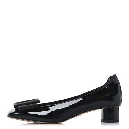Christian Dior Patent Grosgrain Bow Idylle 35mm Pumps 38.5 Black 1 of 9