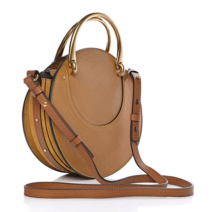 Chloe Calfskin Suede Small Pixie Bag Mustard Brown 3 of 10