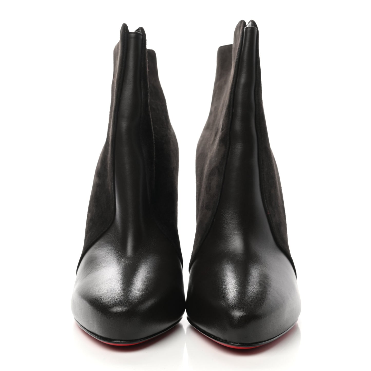 Suede Calfskin Gaetanina 100 Booties 41 Black