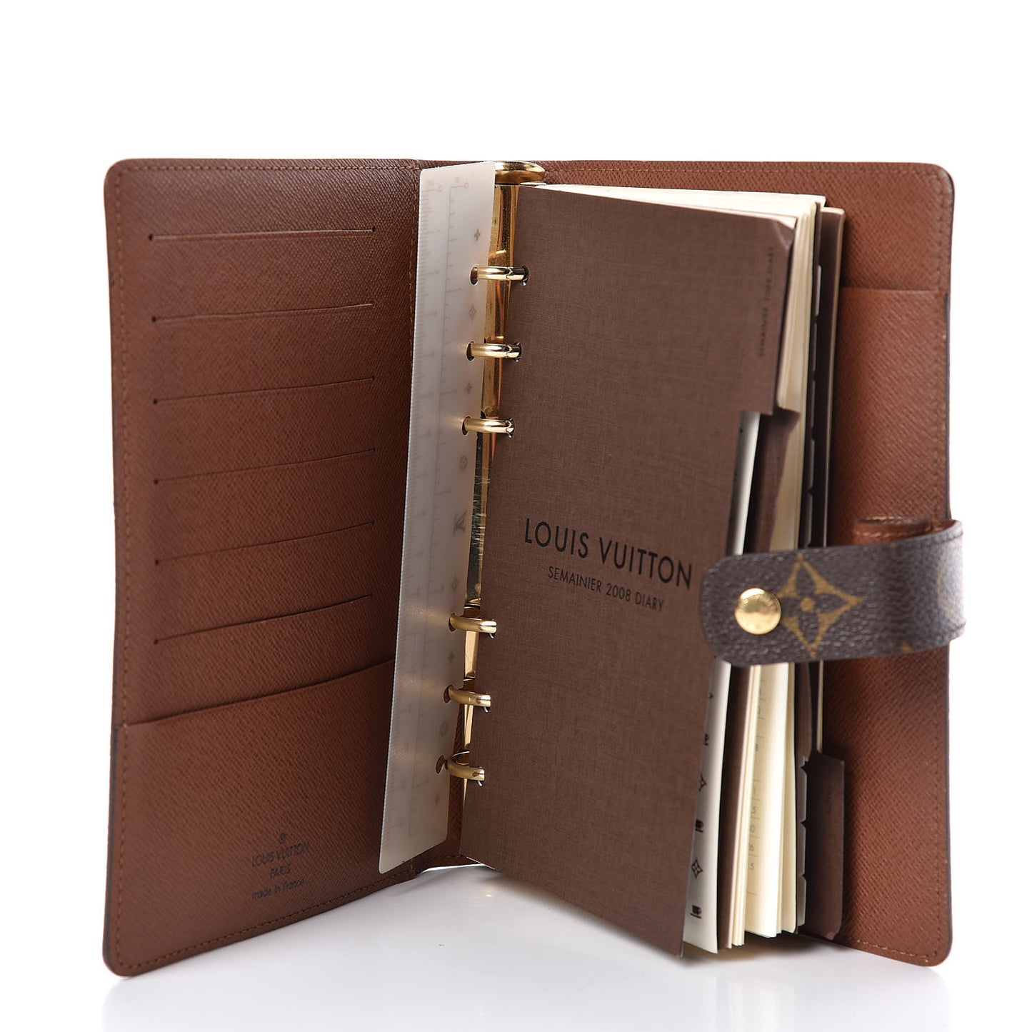 Monogram Medium Ring Agenda Cover