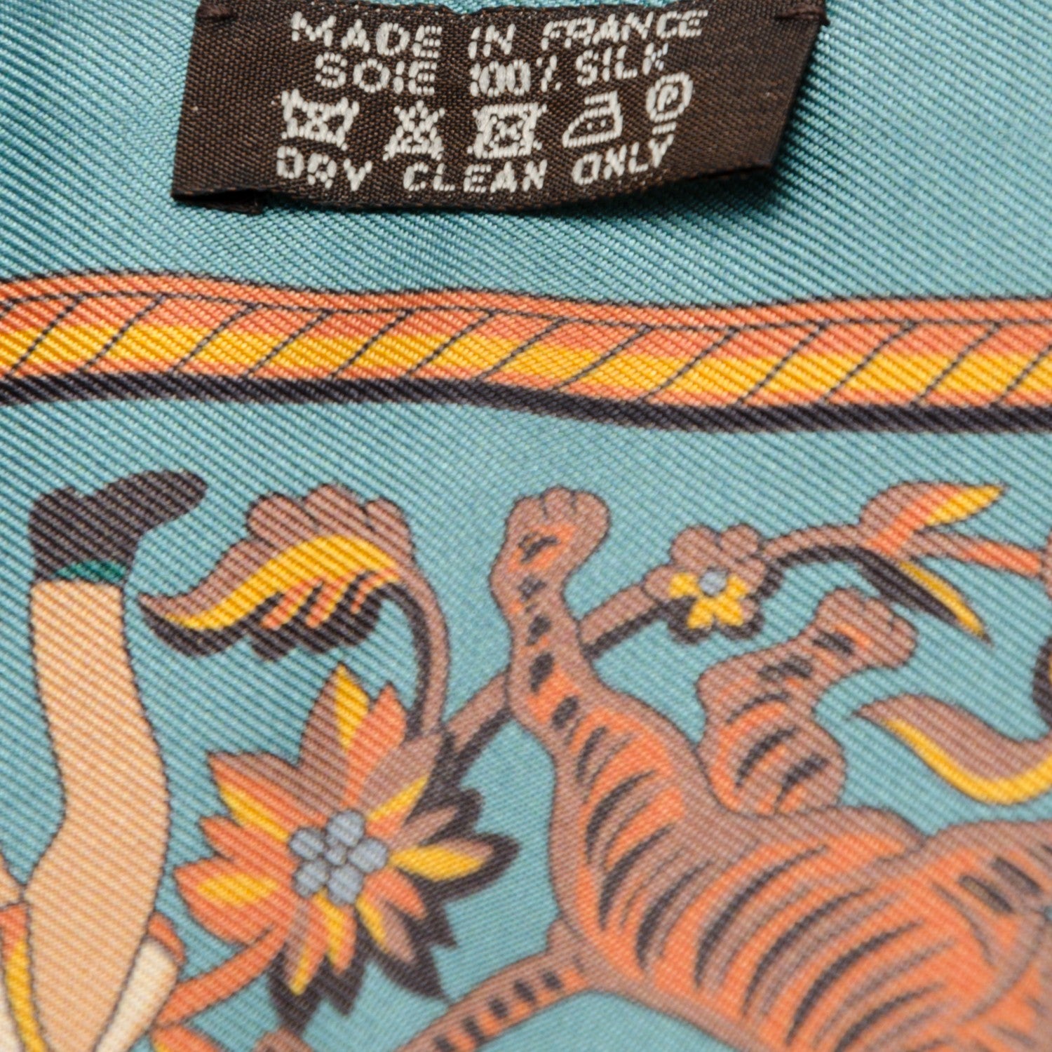Hermes Silk Chasse En Inde Maxi Twilly 5 of 7