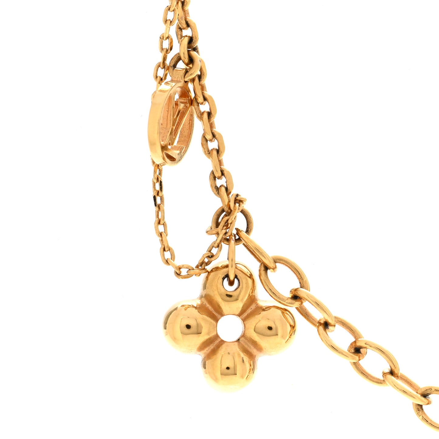 Metal Blooming Supple Necklace Gold