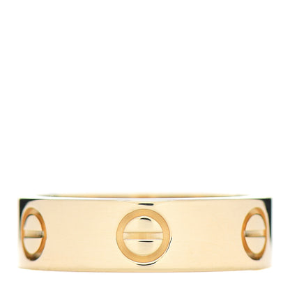Cartier 18K Yellow Gold 5.5mm LOVE Ring 53 6.25 3 of 5