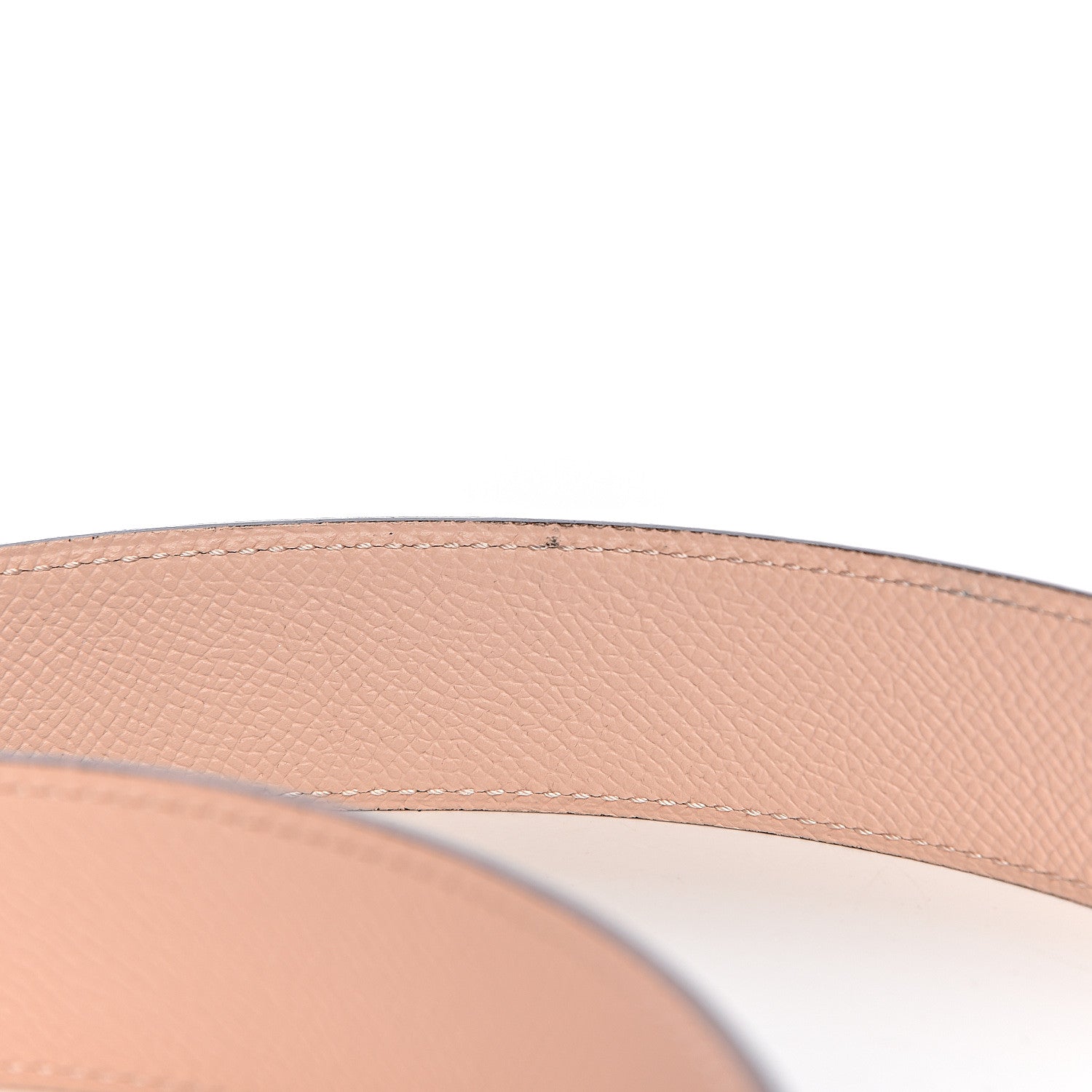 Hermes Swift Epsom Reversible 32mm Martelee H Belt 90 Bleu Indigo Rose Eglantine 7 of 8
