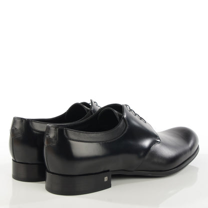 Louis Vuitton Mens Lambskin Derby Lace Up Shoes 11.5 Black 3 of 8