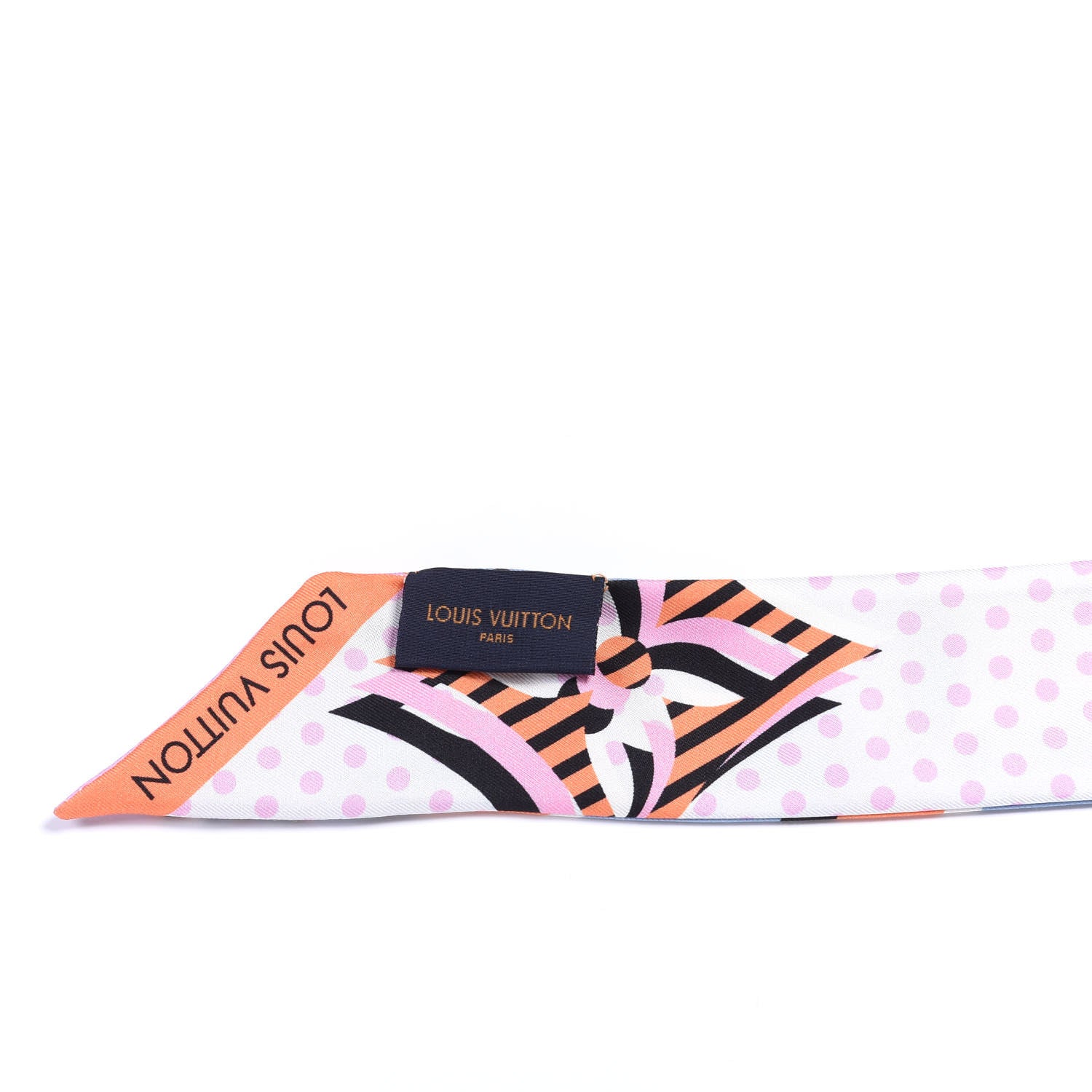 Louis Vuitton Silk Pop Monogram BB Bandeau Blue 3 of 3