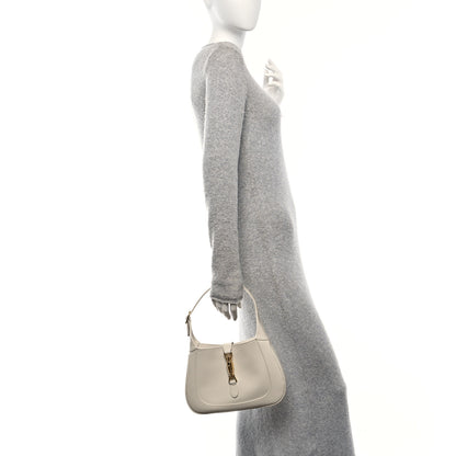 Gucci Boarded Dyana Lux Calfskin Small Jackie 1961 Hobo Mystic White 2 of 10