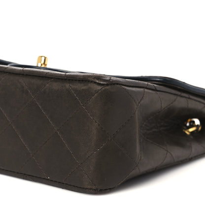 Chanel Lambskin Quilted Mini Square Flap Bag Dark Brown 12 of 12