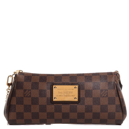 Louis Vuitton Damier Ebene Eva Clutch 1 of 7