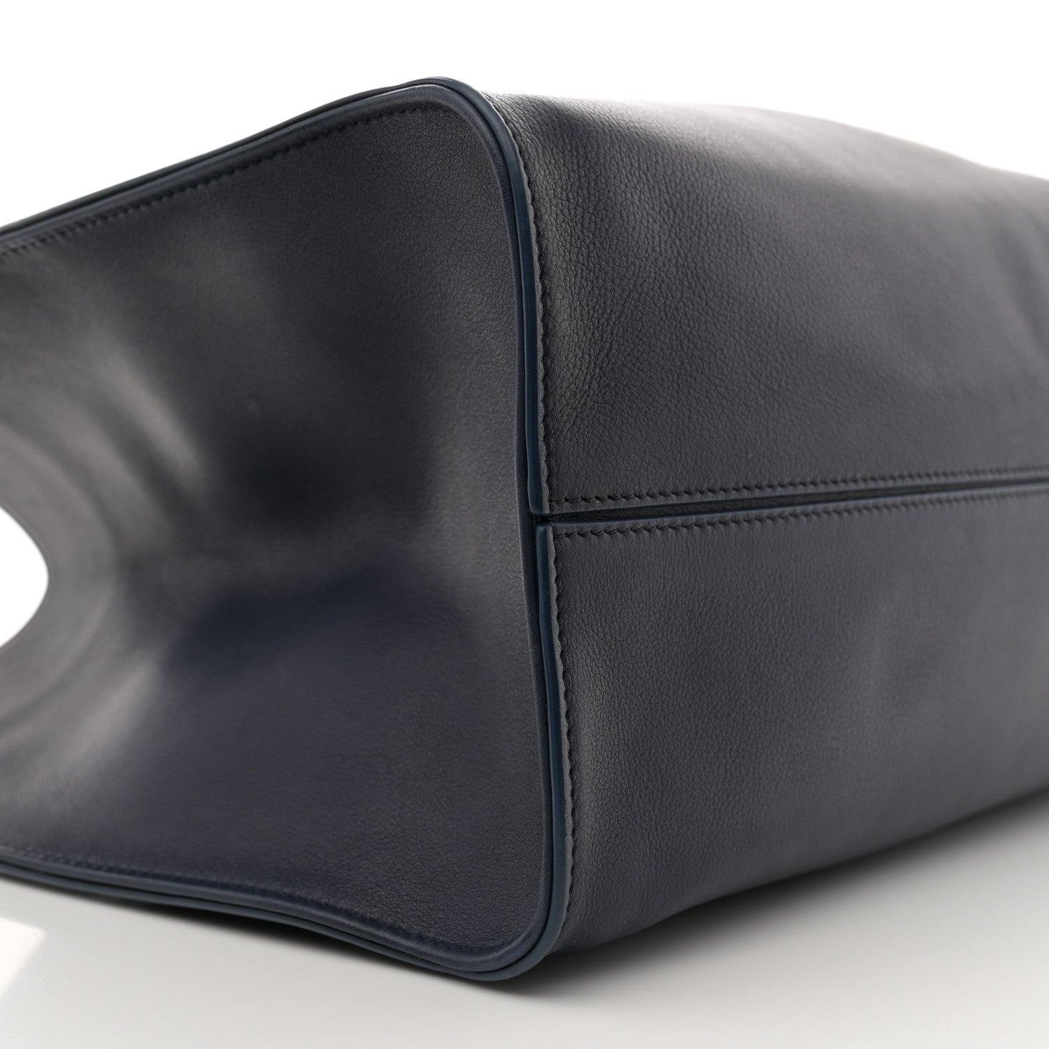 The Row Polished Saddle Calfskin Alexia Bag Marine 9 of 13