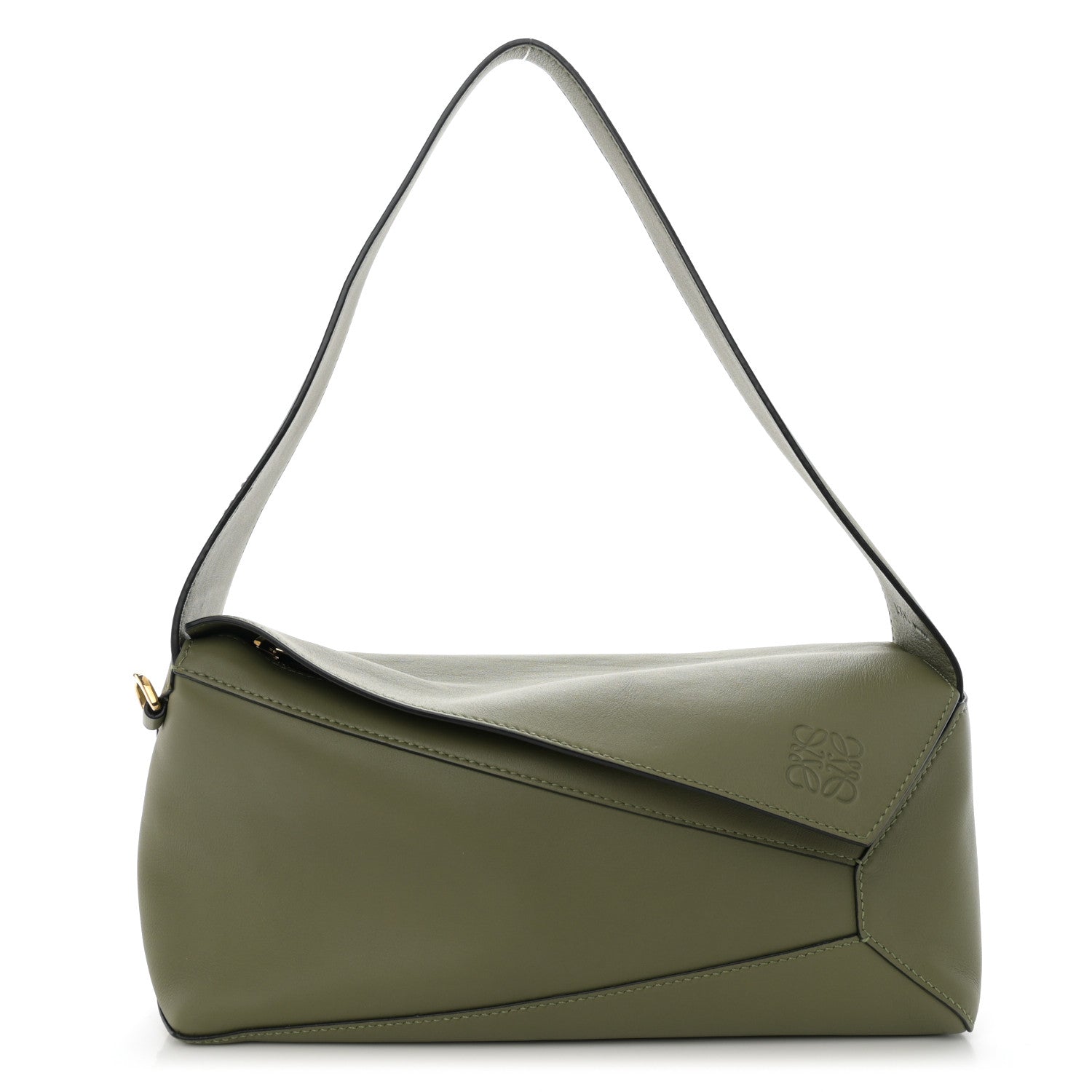 Loewe Calfskin Puzzle Hobo Avocado 1 of 10