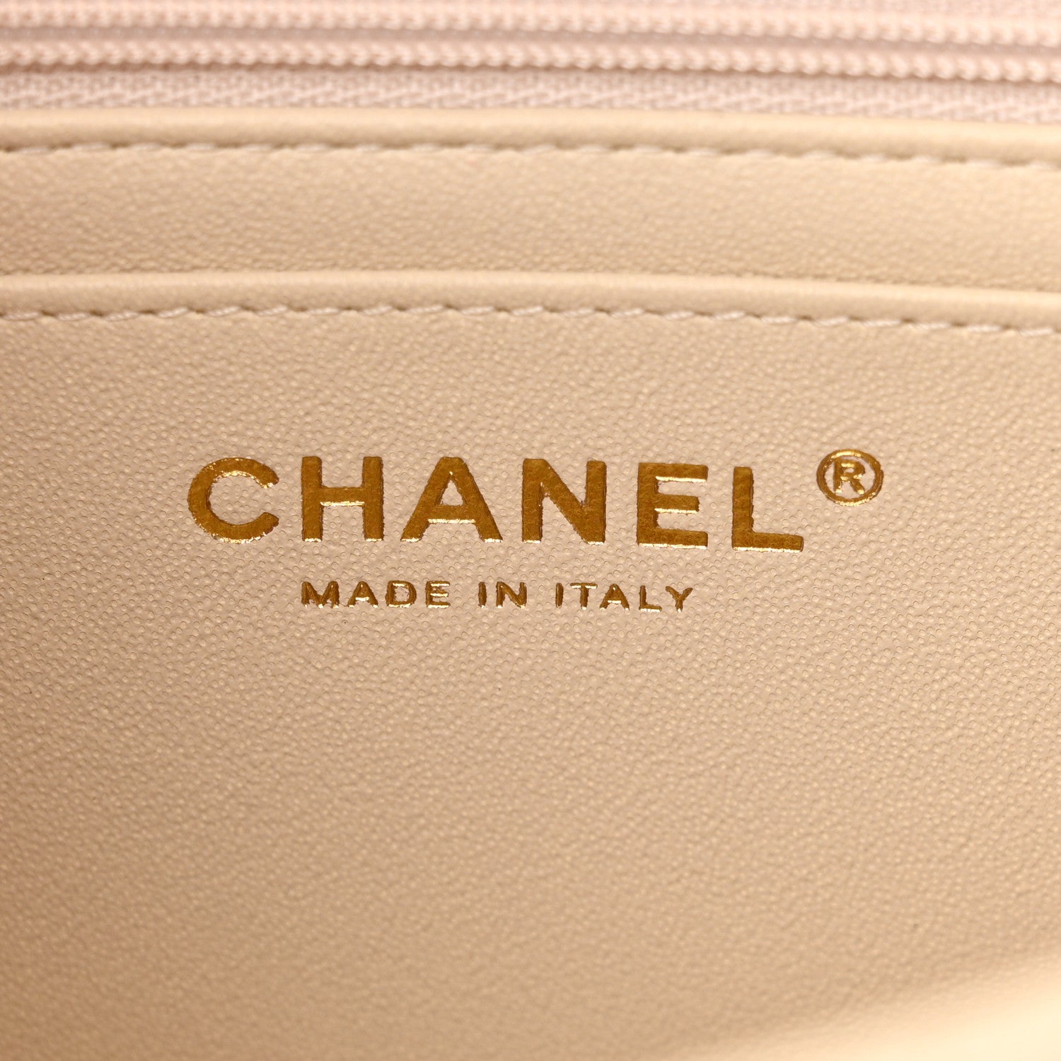 Chanel Caviar Quilted Mini Top Handle Rectangular Flap Beige 6 of 11