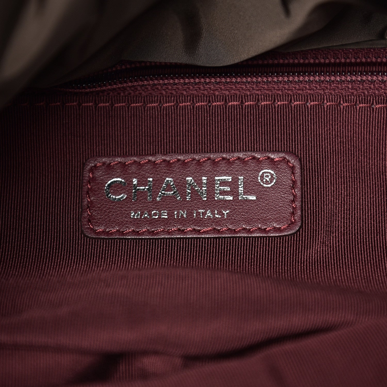 Chanel Nylon Quilted Medium Tweed on Stitch Bubble Flap Dark Brown 5 of 9