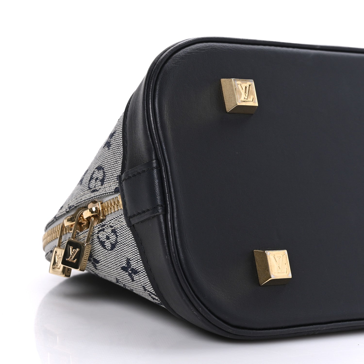 Louis Vuitton Mini Monogram Alma Long Blue 7 of 8