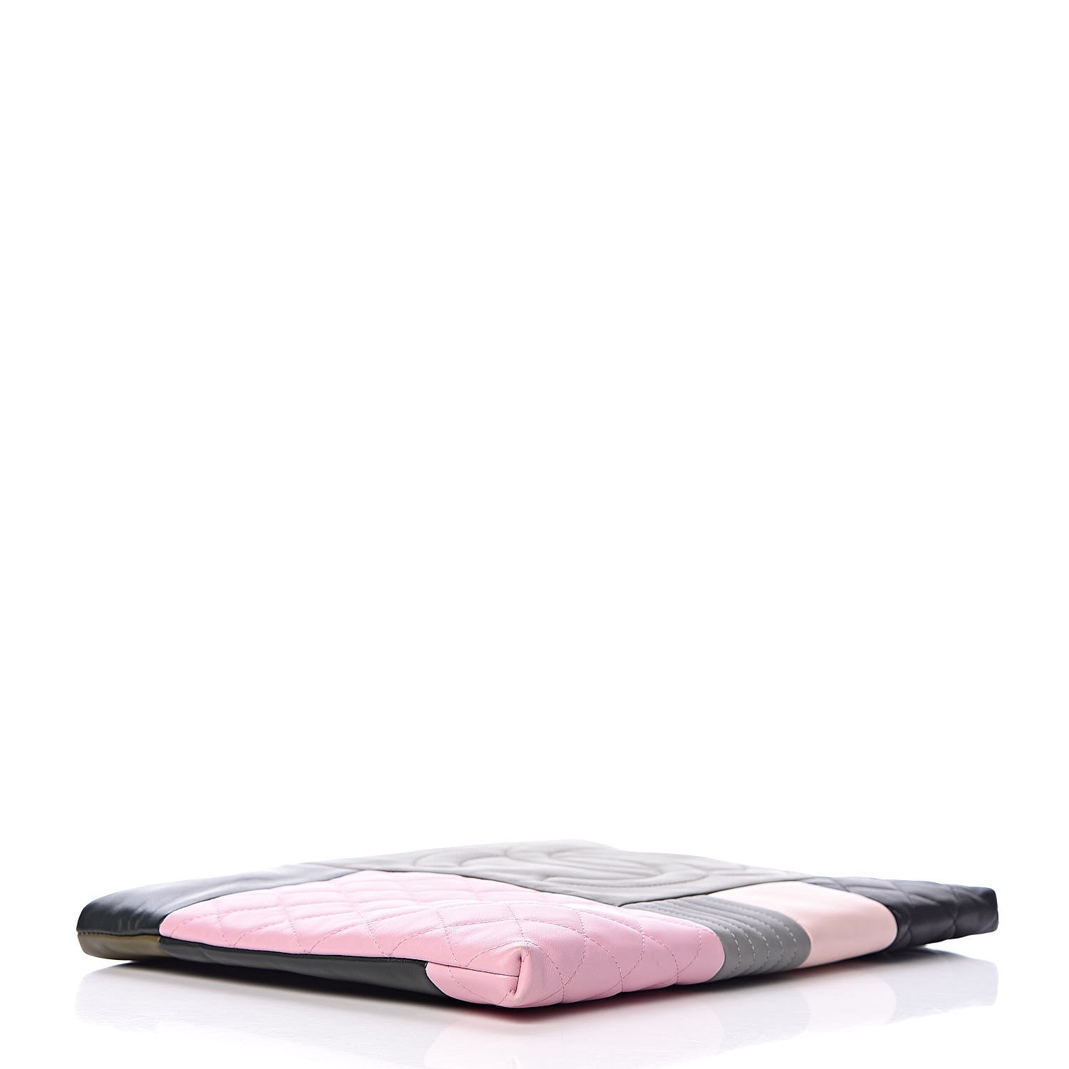 Chanel Lambskin Patchwork Large Cosmetic Case Multicolor 4 of 10