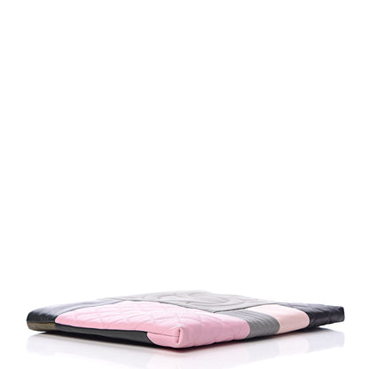 Chanel Lambskin Patchwork Large Cosmetic Case Multicolor 4 of 10