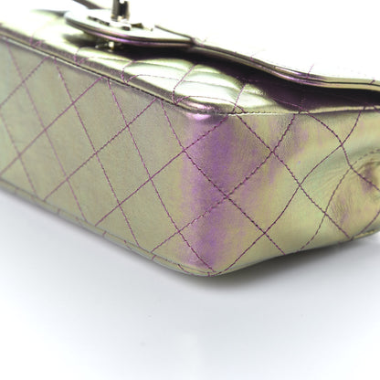 Chanel Iridescent Lambskin Quilted Mini Rectangular Flap Purple 7 of 11