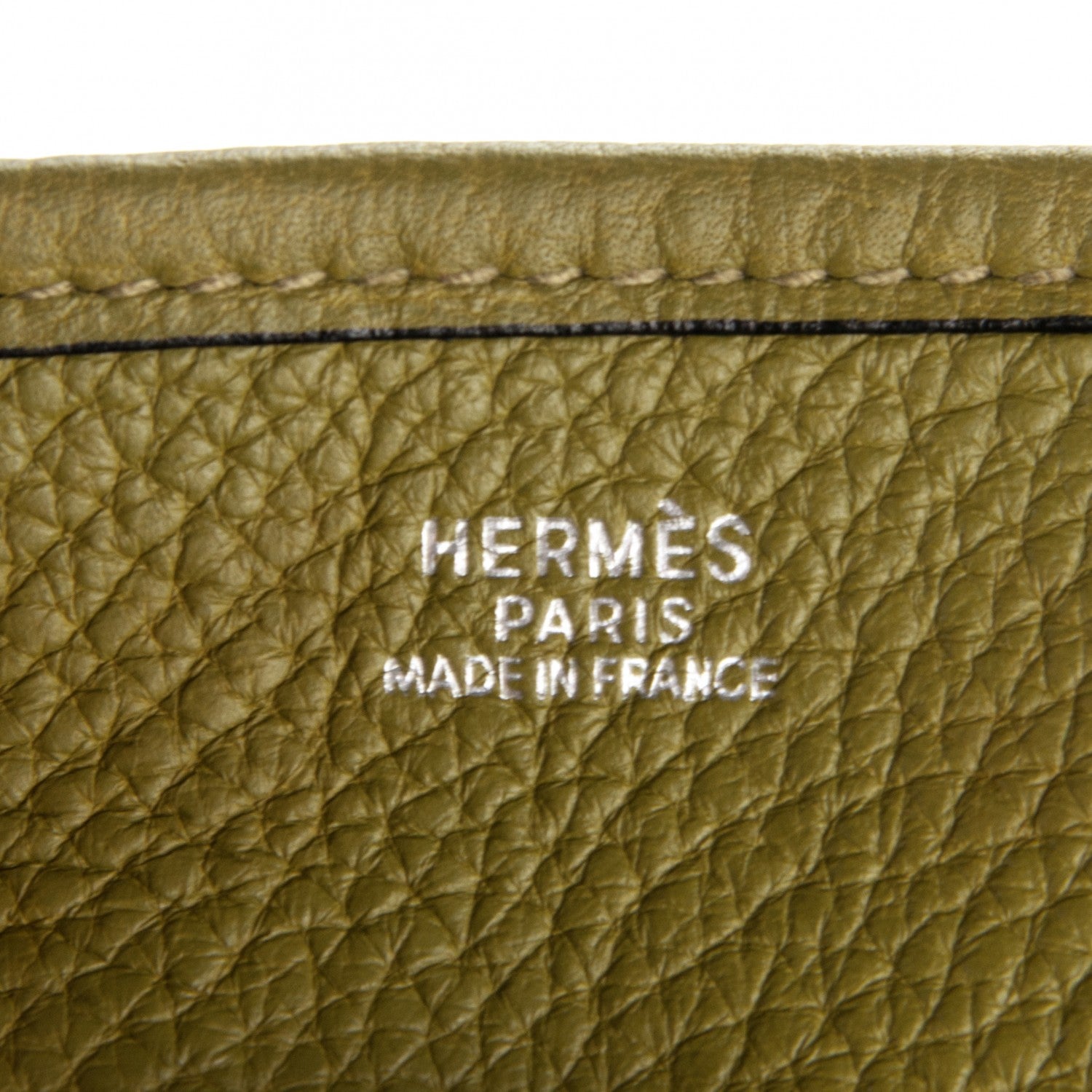 Hermes Taurillon Clemence Evelyne PM Chartreuse 6 of 7