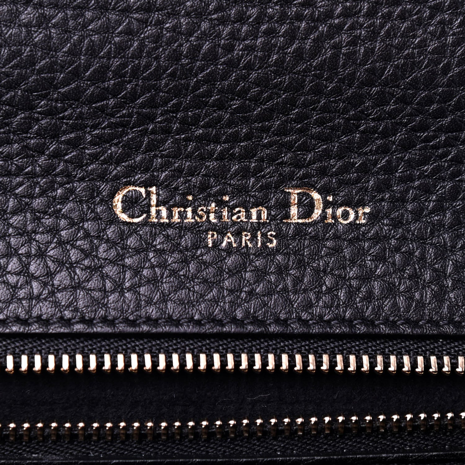 Christian Dior Grained Calfskin Medium Diorama Flap Bag Black 7 of 8