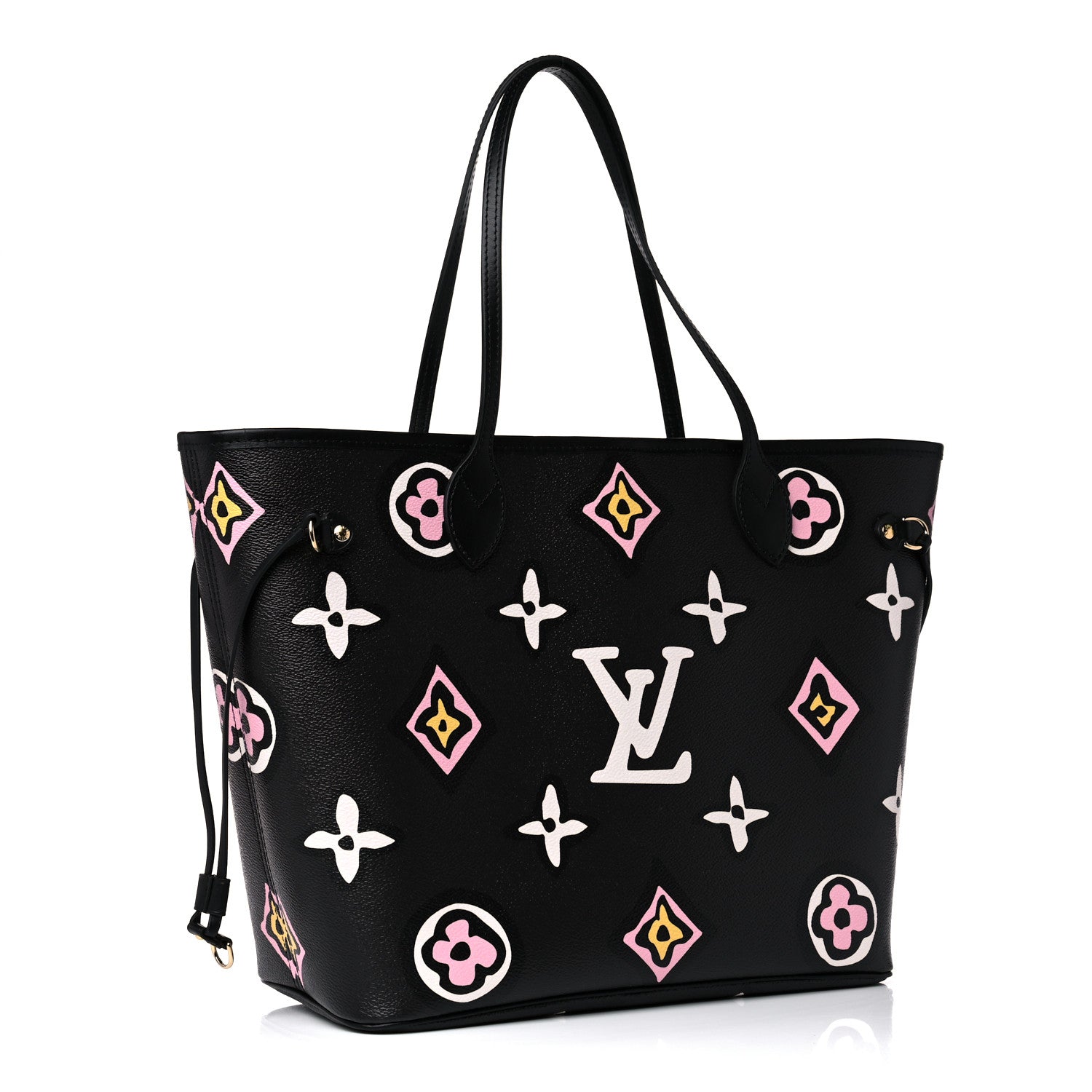 Louis Vuitton Monogram Giant Wild At Heart Neverfull MM Black 4 of 10