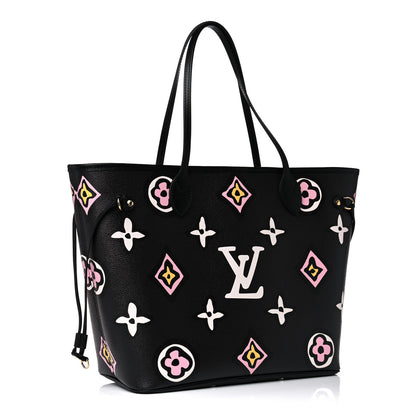 Louis Vuitton Monogram Giant Wild At Heart Neverfull MM Black 4 of 10