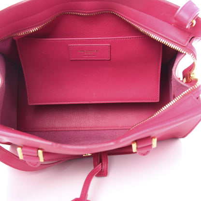 Saint Laurent Calfskin Monogram Baby Cabas Fuchsia 5 of 12